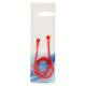 Шнурок силиконовый для наушников Apple AirPods (красный)